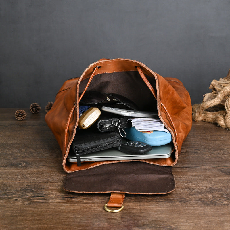 Lederrucksack für Freizeit und Reisen – Bild 1 | LuxeStyle