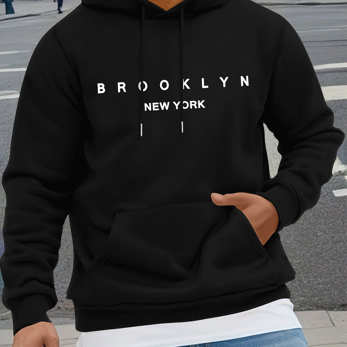 Pullover mit Buchstaben-Druck