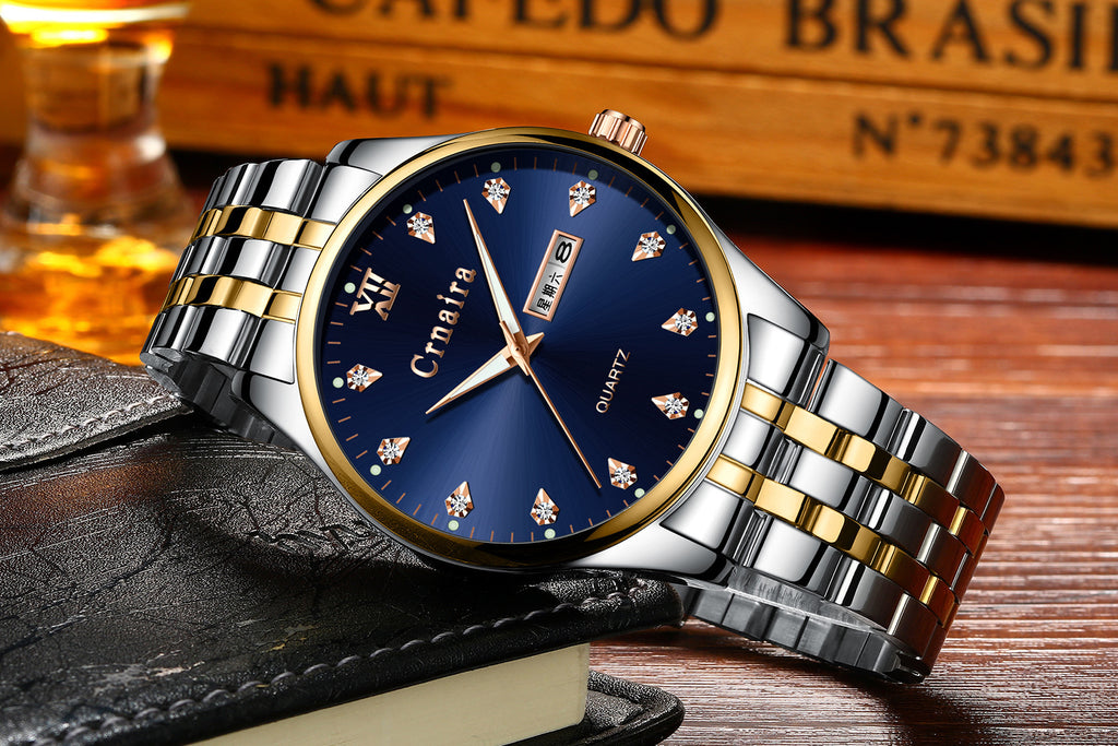 Business Herren Mode Quarz Kalender wasserdichte Uhr – Bild 4 | LuxeStyle