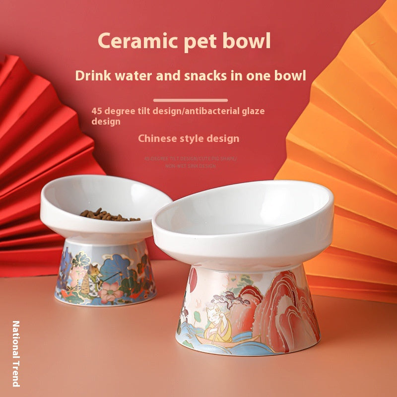 Katzen-Stein-Teller | LuxeStyle