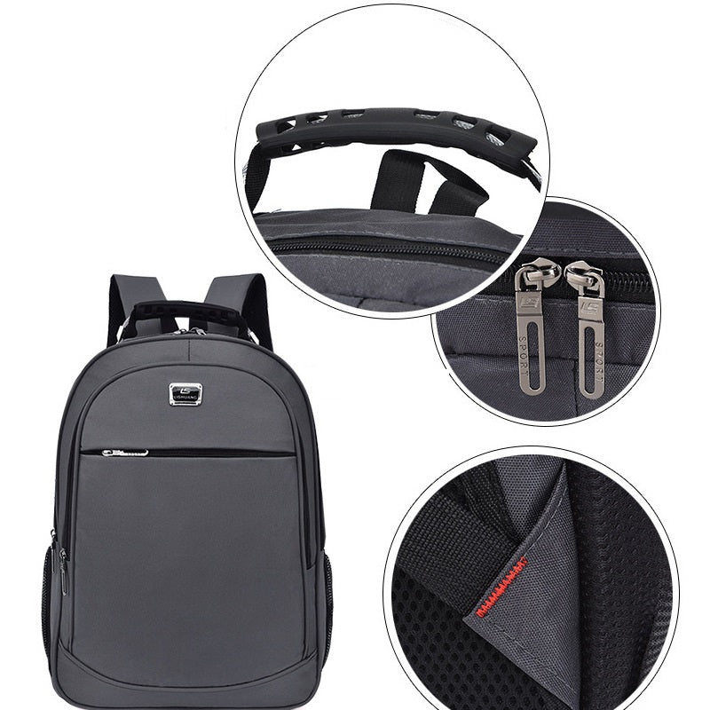 Grosser Freizeitrucksack mit USB-Anschluss – Bild 3 | LuxeStyle