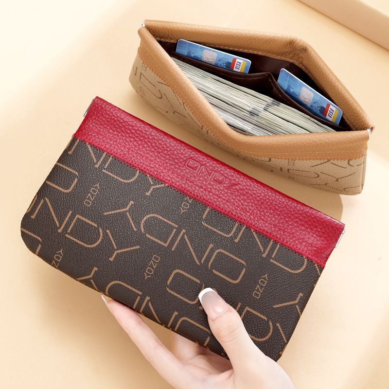 Ultra-dünne Langportemonnaie Frau | LuxeStyle