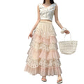 Chiffon-Puffrock mit Polka Dots – Ansicht 3