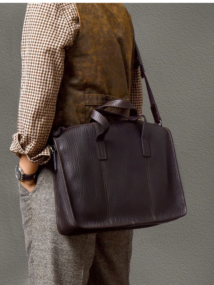 Schwarzes Leder-Taschen – Bild 8 | LuxeStyle