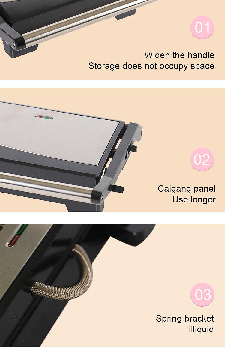 Frühstücks- und Barbecue-Maschine, Weiss – Bild 6 | LuxeStyle