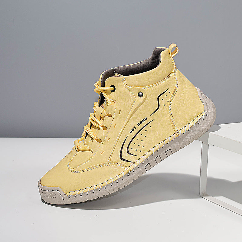 Freizeit-Sneaker mit runder Zehenpartie
