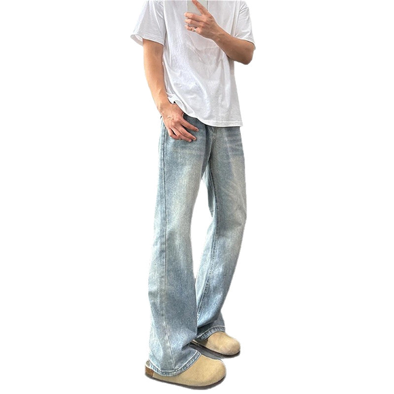 Vintage Blue Bootcut Jeans für Herren – Bild 3 | LuxeStyle