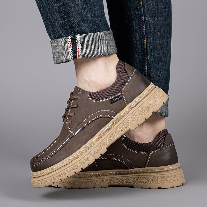Herren-Lederschuhe im Retro-Stil – Bild 4 | LuxeStyle