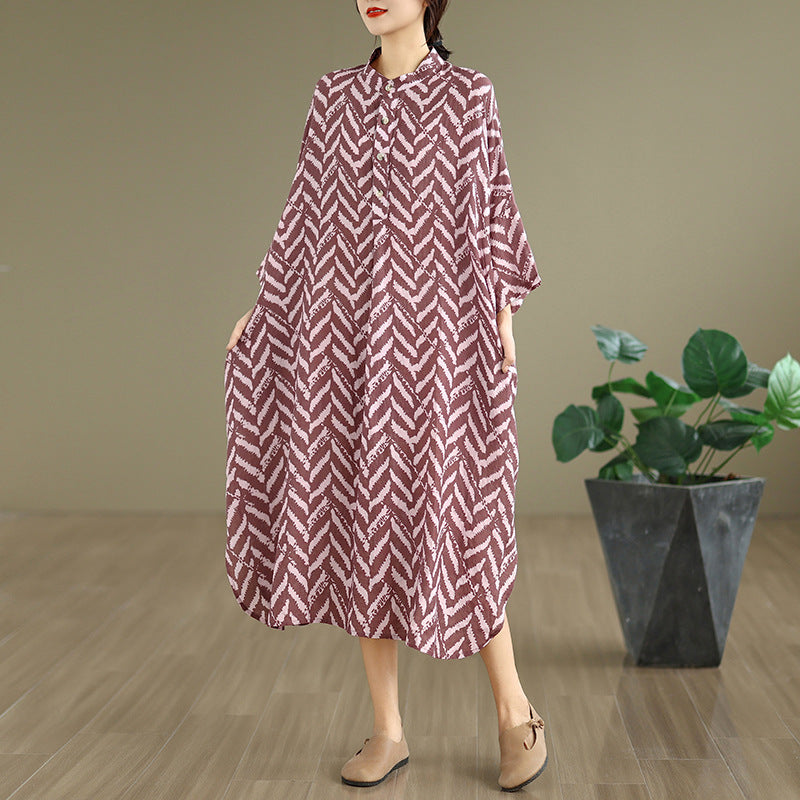 Lange Sommerkleid mit weitem Rock – Bild 5 | LuxeStyle