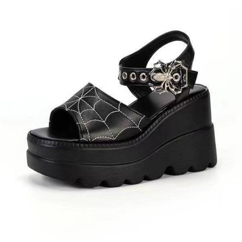 Gothic Spinnennetz Sandalen – Bild 7 | LuxeStyle