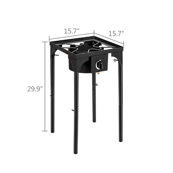 Outdoor Gaskocher, 75000 BTU, 1 Brenner – Ansicht 3