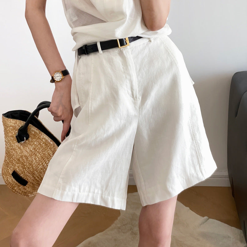Schlichte Baumwolsshorts für Frauen