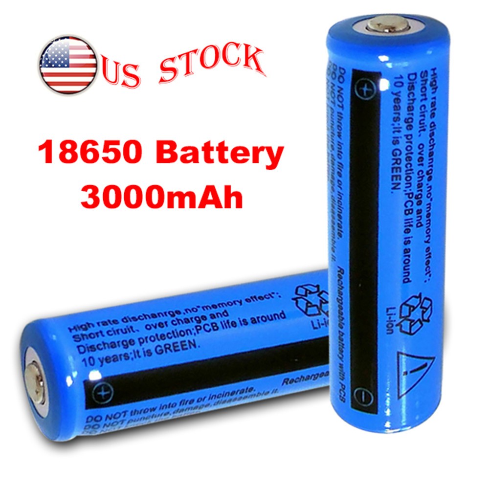 18650 Li-ion Akku, 3.7V, 3000mAh, 10er-Pack