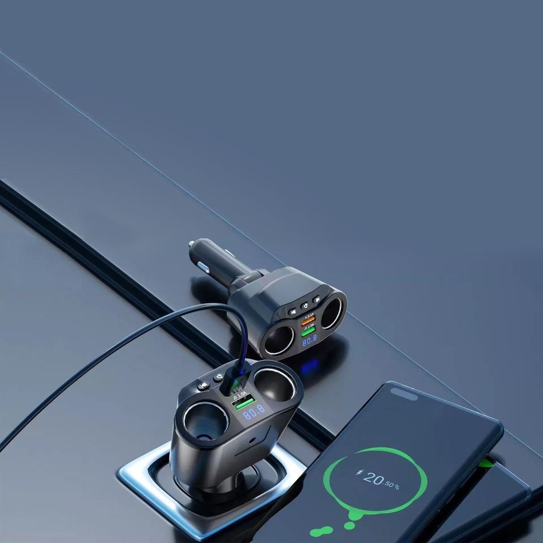 Auto-USB-Ladegerät mit Zigarettenanzünder – Bild 4 | LuxeStyle