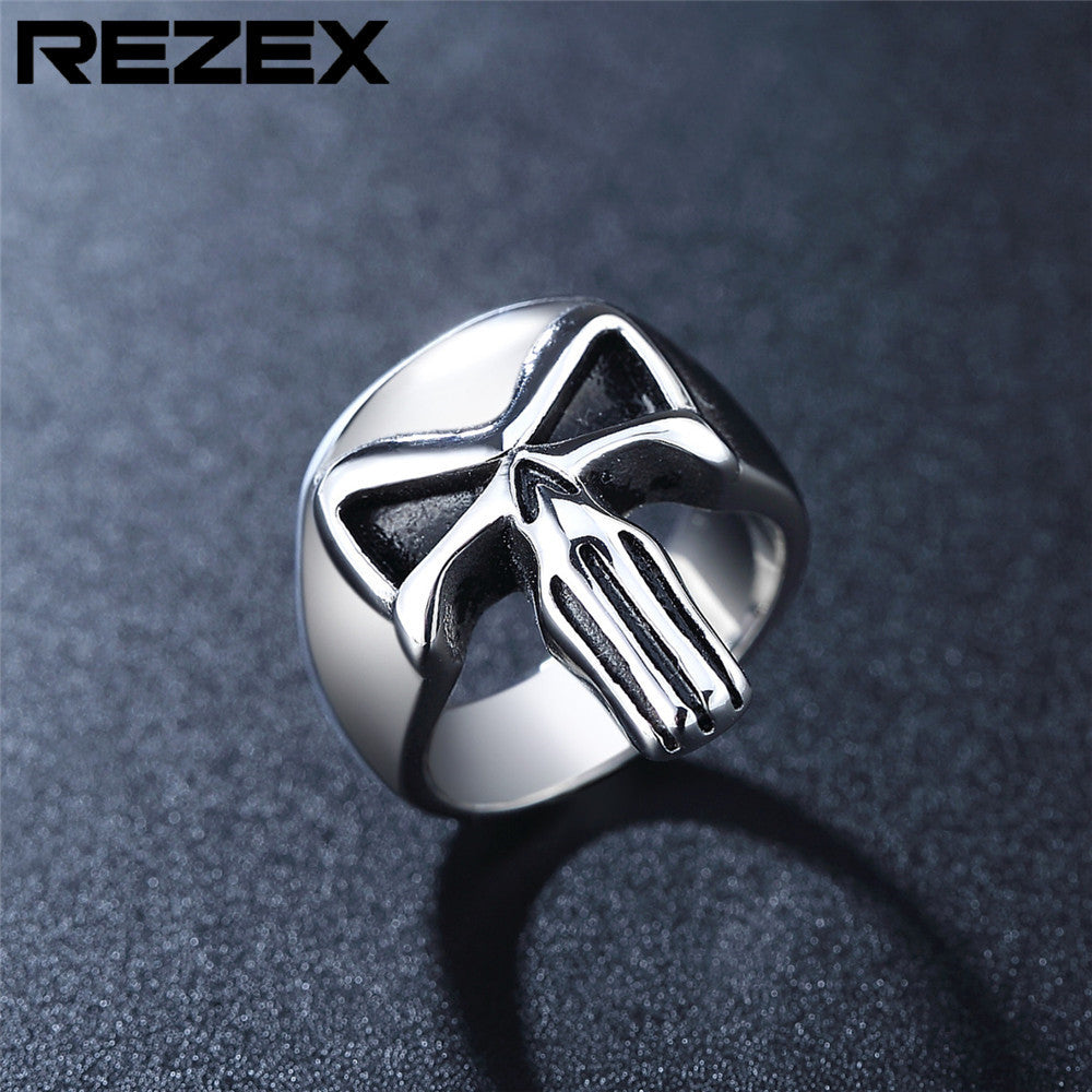 Skull-Ring aus Edelstahl – Bild 2 | LuxeStyle