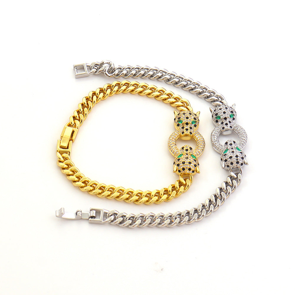 Armband mit Leoparden-Print – Bild 7 | LuxeStyle