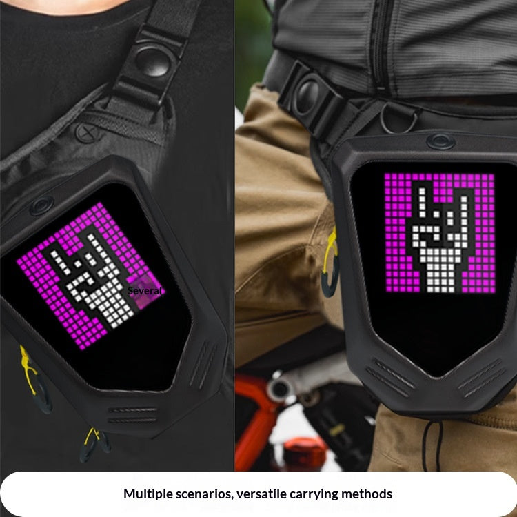 Pixel-Style Umhänge-Beintasche für den Radsport – Bild 2 | LuxeStyle