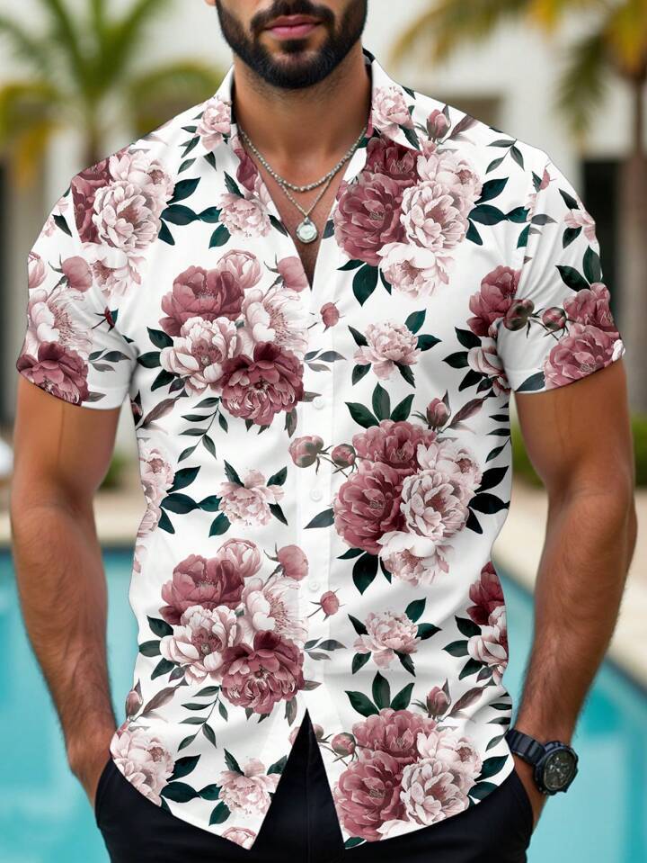 Tropisches Hawaii-Hemd für Herren | LuxeStyle