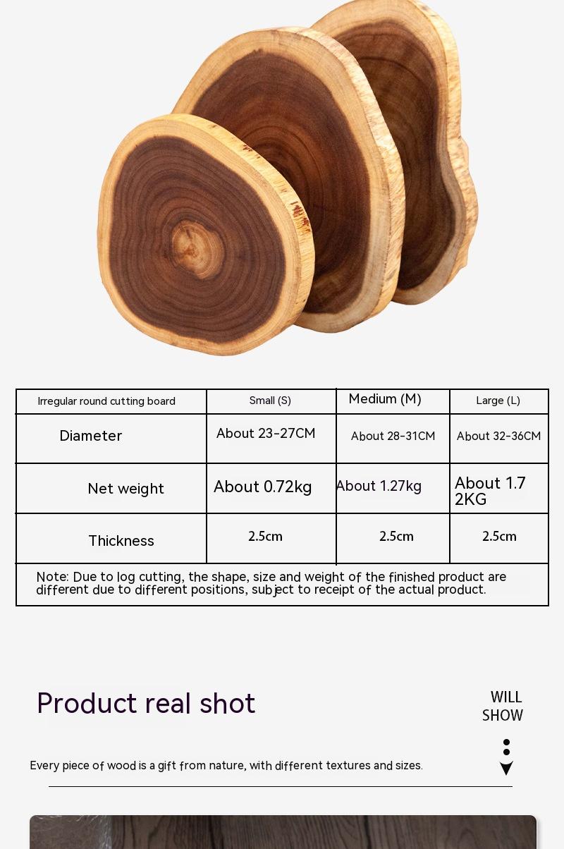Unregelmässiges Schneidebrett aus Holz – Bild 4 | LuxeStyle