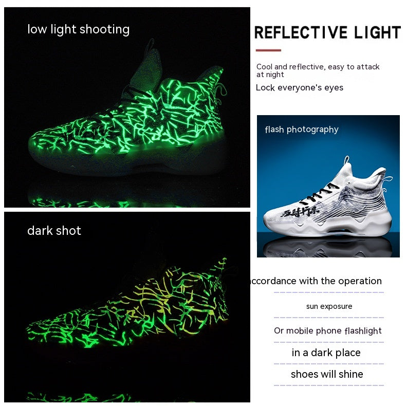 Luminous High-Top Basketballschuhe