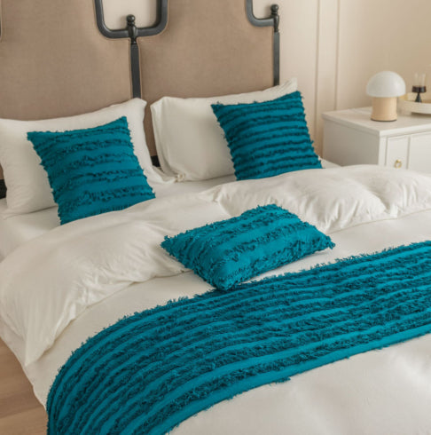 Bettläufer aus Baumwoll-Leinen-Jacquard – Bild 4 | LuxeStyle