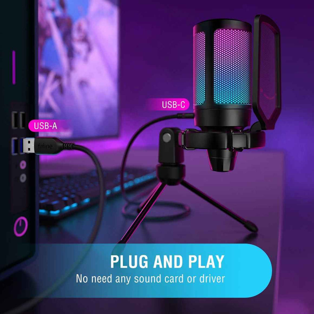 USB Kondensator Gaming Mikrofon