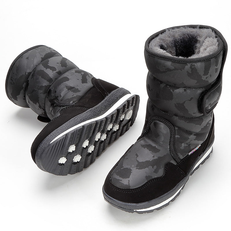 Gefütterte, wasserdichte Winterstiefel für Kinder – Bild 8 | LuxeStyle