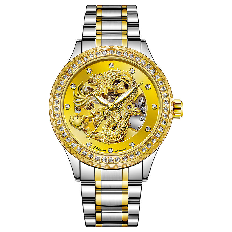 Wasserdichte Herren-Automaticuhr mit 14mm Gehäuse