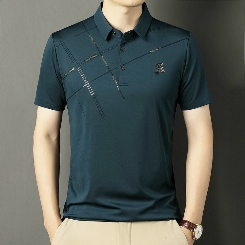 Kurzarmshirt für Herren | LuxeStyle