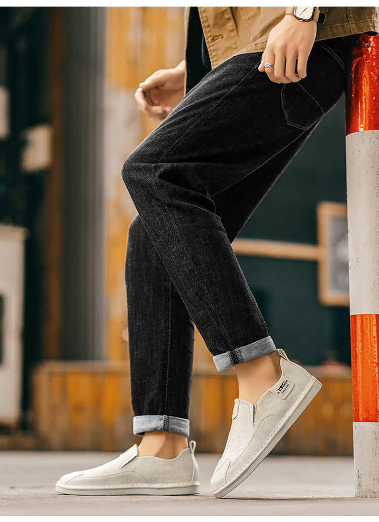 Leichte Herren-Slipper aus Kunstleder – Bild 11 | LuxeStyle