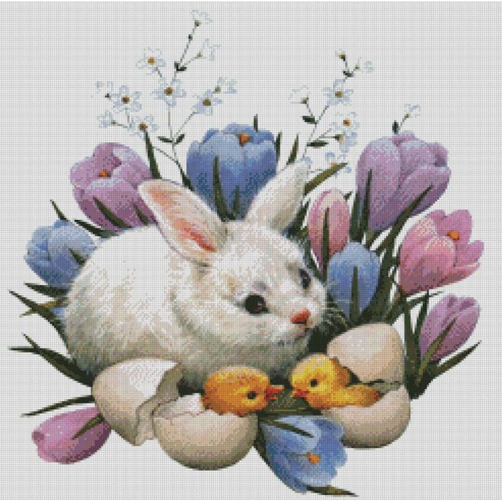 5D Diamond Painting Set «Hase»
