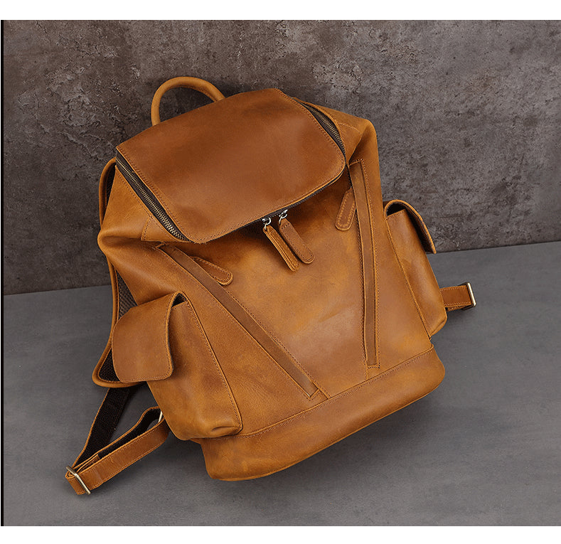 Leder-Rucksack für Freizeit und Reisen – Bild 16 | LuxeStyle