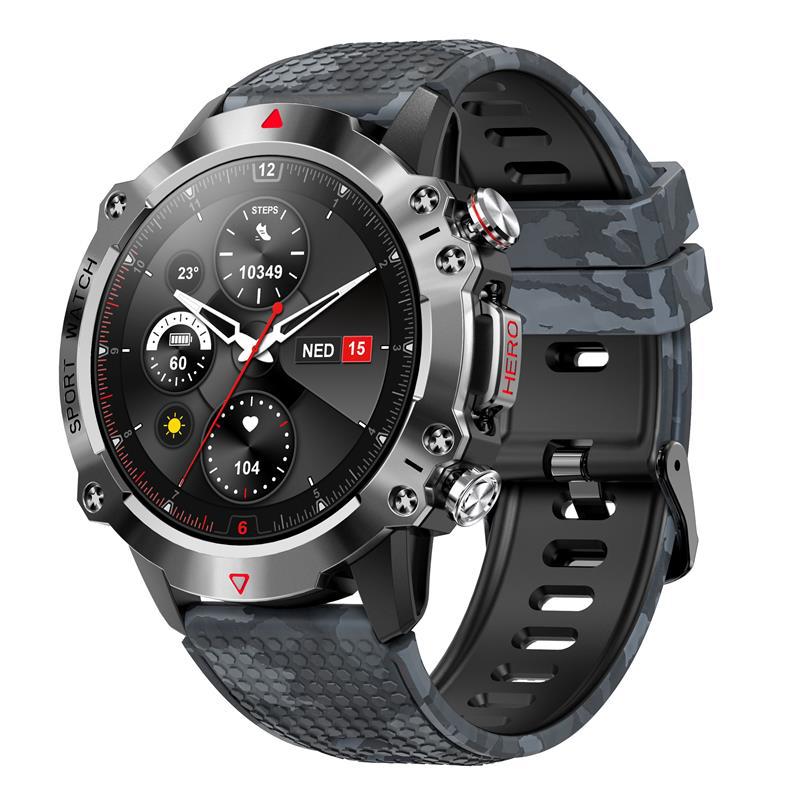 Outdoor Smartwatch mit Herzfrequenz- und Blutdruckmessung