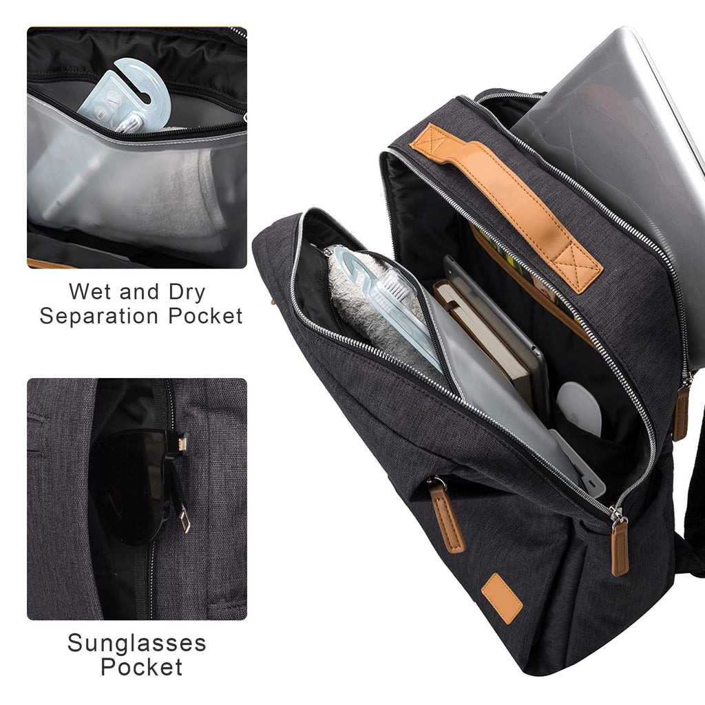 Multifunktionaler Rucksack mit USB-Anschluss – Bild 9 | LuxeStyle