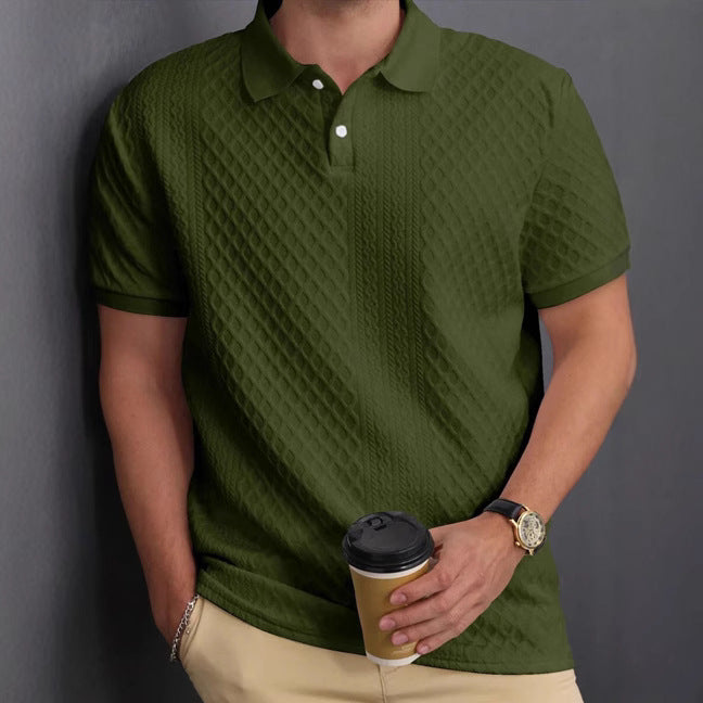 Polo-Shirt mit Jacquard-Muster – Bild 2 | LuxeStyle