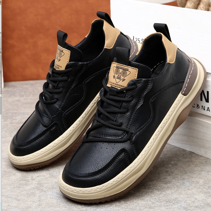 Herren-Sneaker aus Echtleder mit dicker Sohle – Bild 7 | LuxeStyle