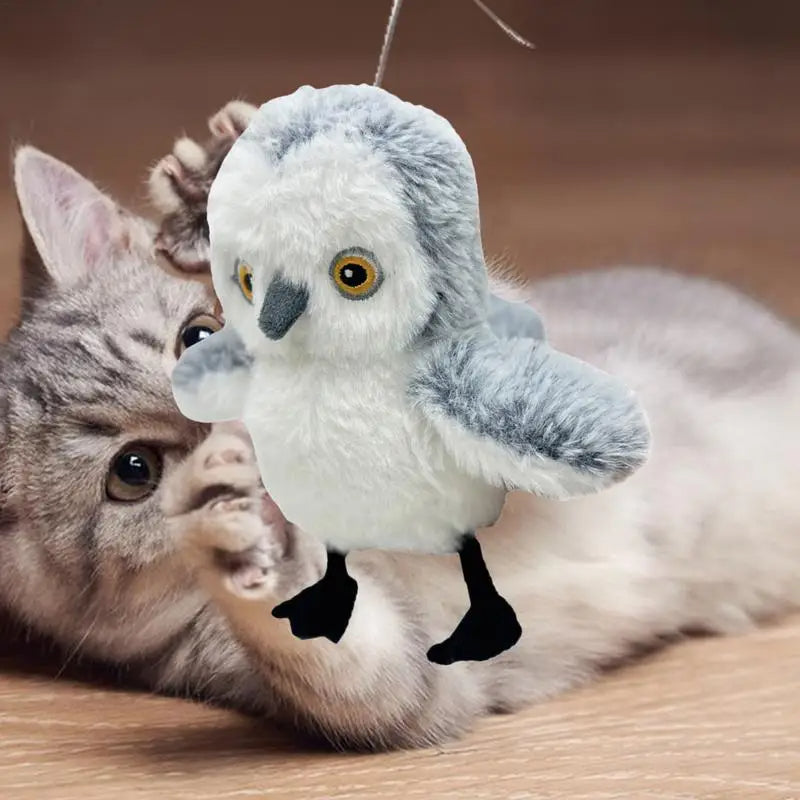 Interaktiver Plüschvogel für Katzen