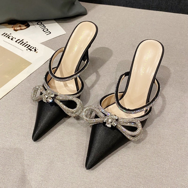 Koreanische Spitze Stiletto-Mules in PU – Bild 6 | LuxeStyle