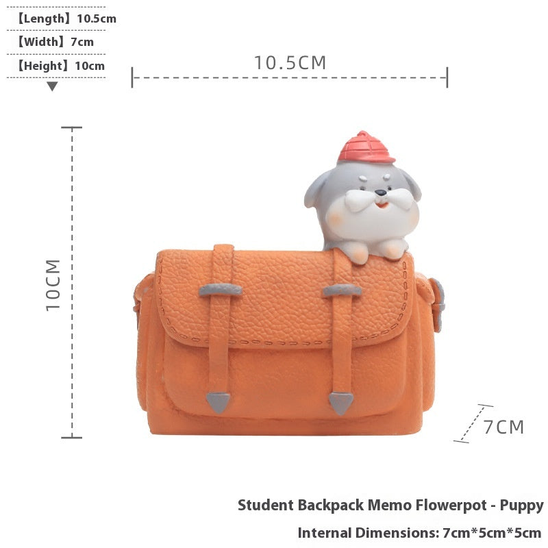 Rucksack-Blumentopf Stiftehalter – Bild 6 | LuxeStyle