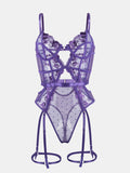 Damen Body mit Spitze und Cut-Outs