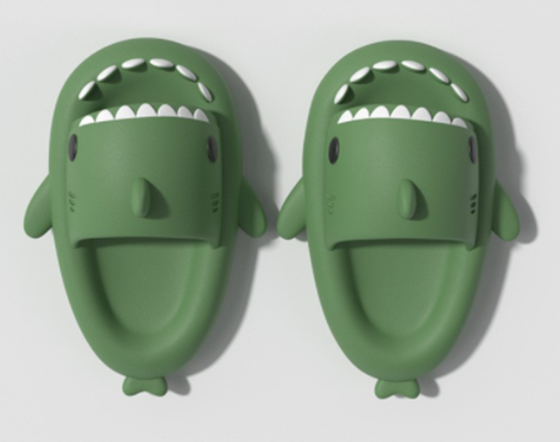 Shark-Cartoon-Slipper, weich & rutschsicher