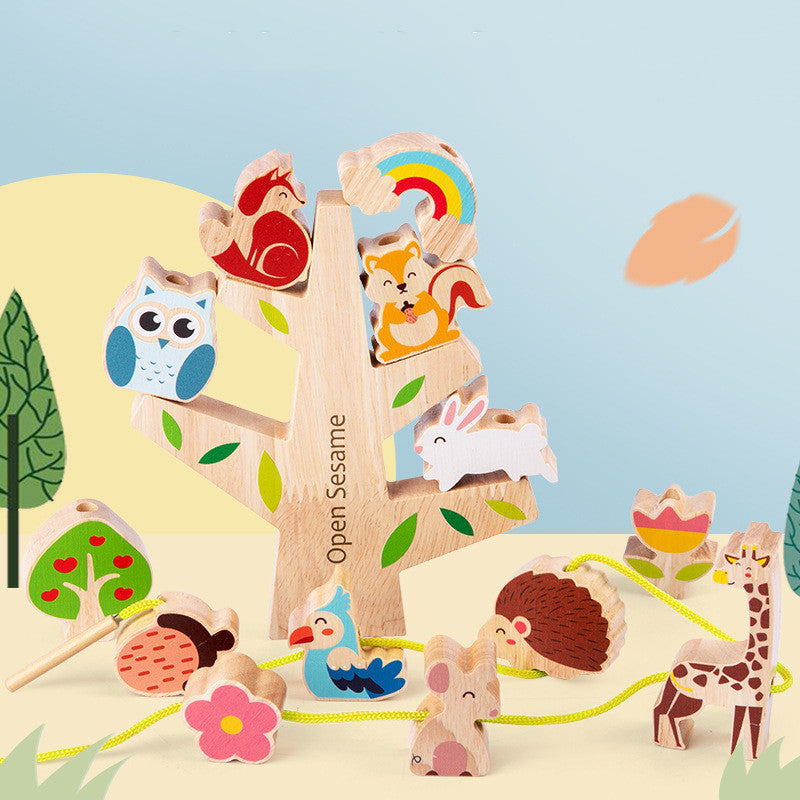 Holzperlen-Puzzle zum Auffädeln – Bild 5 | LuxeStyle