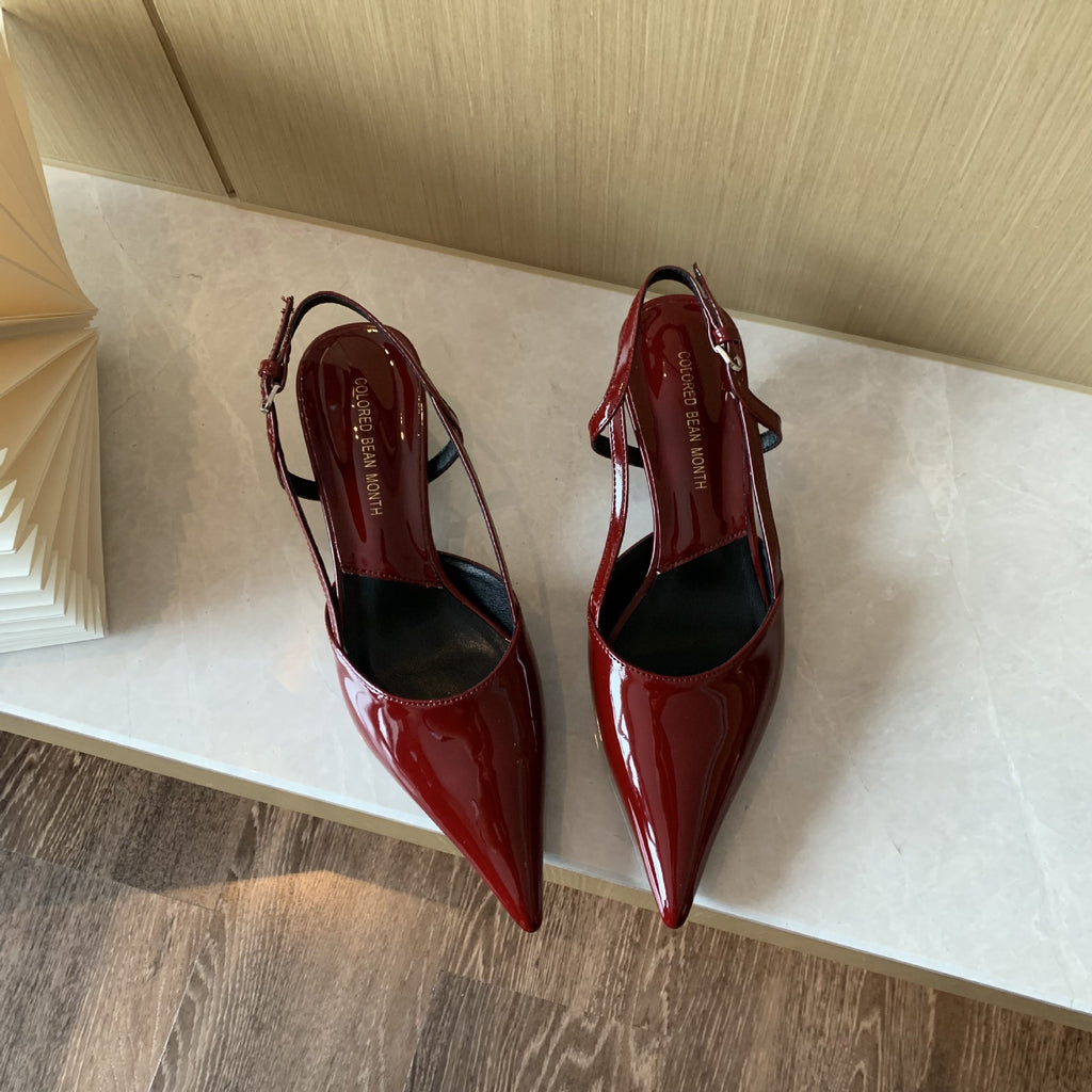 Stiletto-Sandalen mit spitzer Zehe – Bild 6 | LuxeStyle