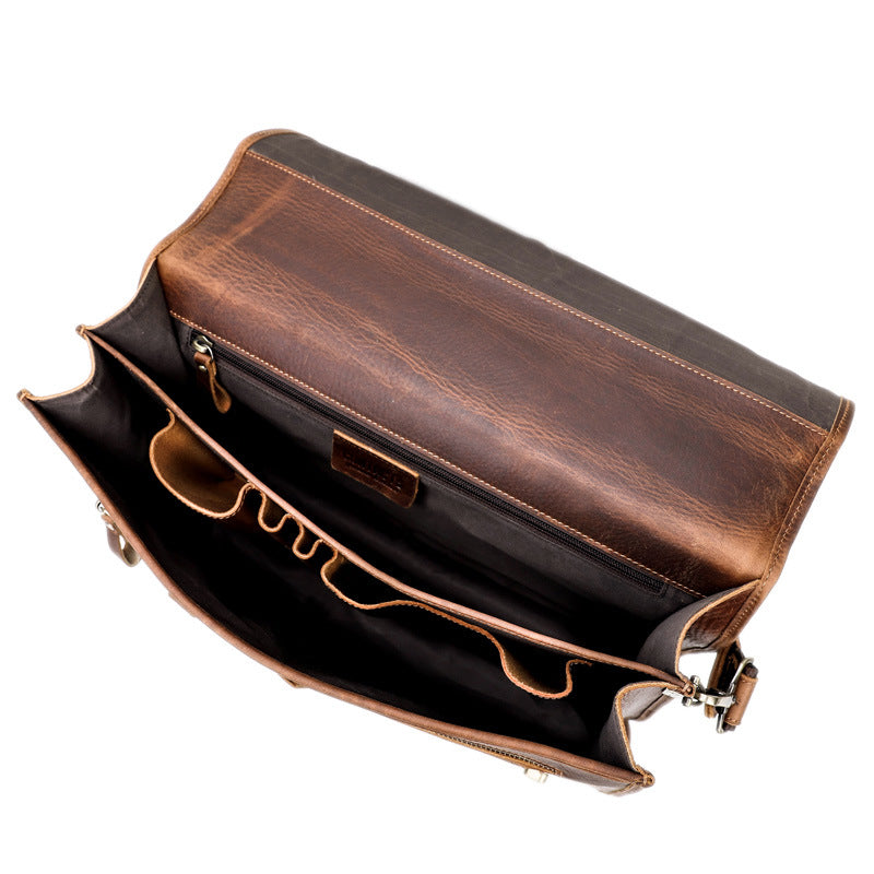 Business-Aktentasche aus Leder – Bild 5 | LuxeStyle