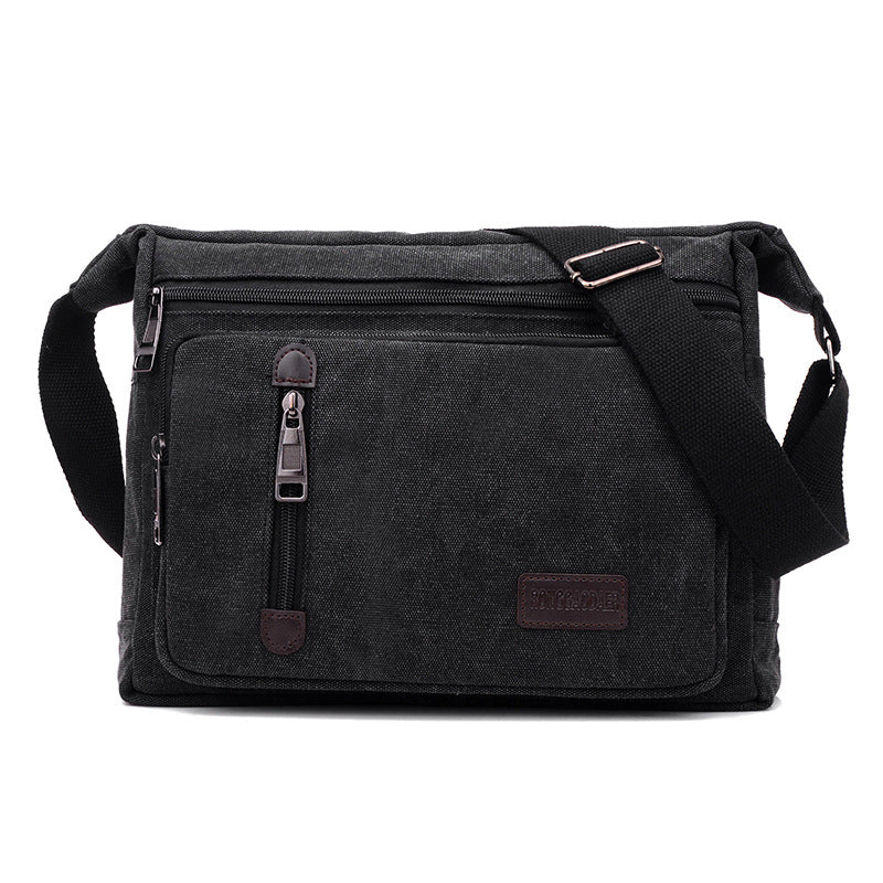 Herren-Umhängetasche aus robustem Canvas – Bild 11 | LuxeStyle