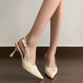 Elegante Slingback-Heels mit spitzer Zehe