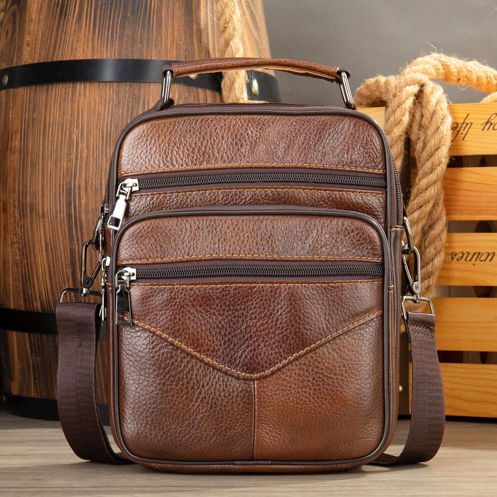 Männer Leder Crossbody Bag
