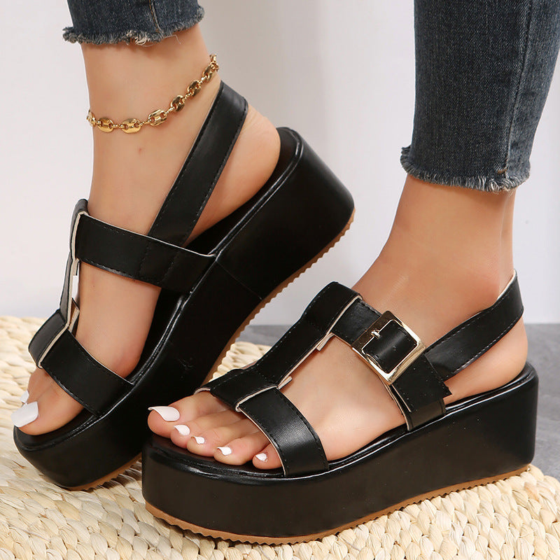 Fashion Personality Plateau-Sandalen – Bild 3 | LuxeStyle