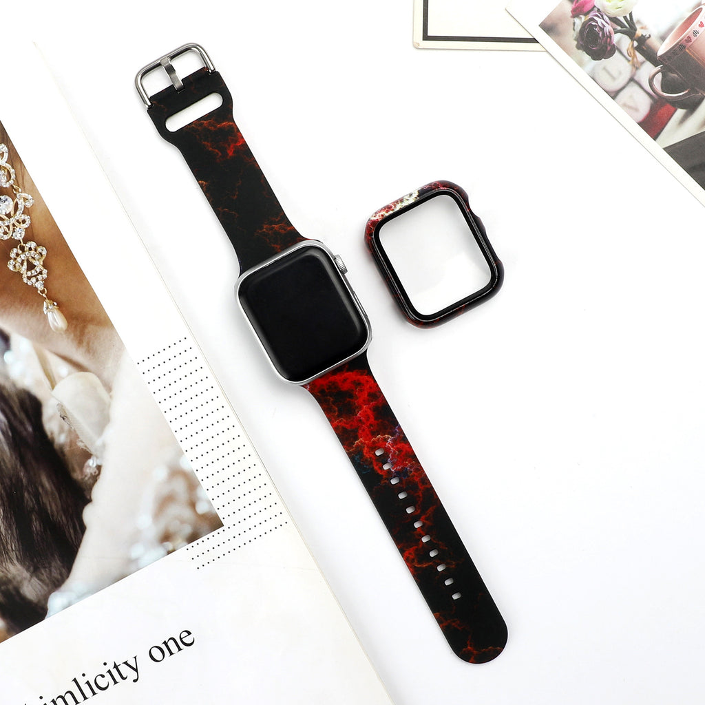 Silikon-Armband für Apple Watch mit Print – Bild 7 | LuxeStyle