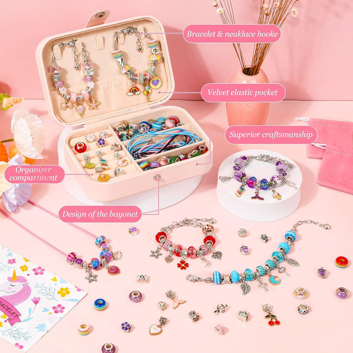 DIY-Armband-Set für Kinder – 155 Teile – Bild 5 | LuxeStyle